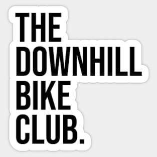 The Downhill Bike Club Sticker